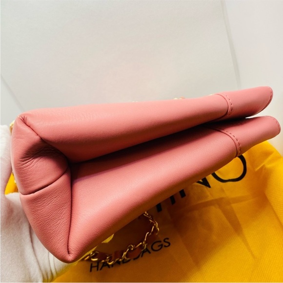 VALENTINO by MARIO VALENTINO โก Rita Pink Leather โก Shoulder Bag ๐ฒ Price to Sell - Picture 8 of 16